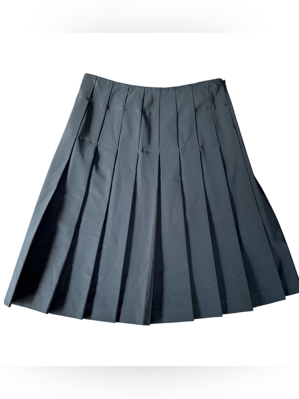 Theory Lancaster pleated stretch midi skirt EUC